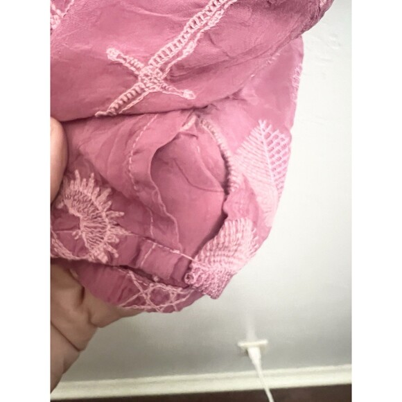 Johnny Was Violet Pine Cruise Eyelet Embroidered Jacket Boho Zodiac Lace Small - Picture 14 of 16